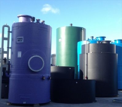 Storage tanks can be fabricated in a range of materials.